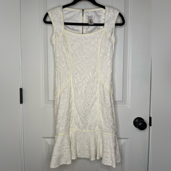 Vintage 90s Cache White Lace Dress - Size 4 | Romantic & Timeless - Picture 7 of 9